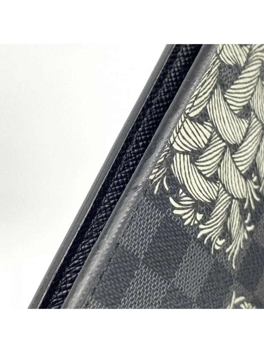 Louis Vuitton Wallet Damier Graphite Portefeuille Brazza Black Christopher Nemes